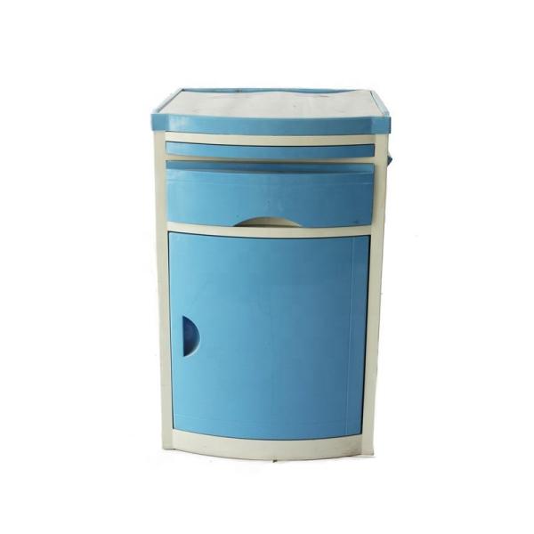 50 Kg Loading Hospital Medical Furniture ABS Lightweight SS Hospital Bedside Cabinet ODM