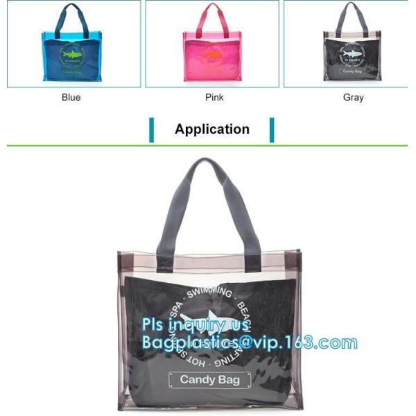 hot sale lady bag,lady pvc shopping bag, PVC Beach Shopping Tote Bags, PVC shopping bag for clothes and shoes, shopper