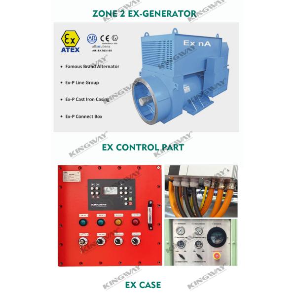 Hazardous Area 250KVA Zone 2 Hazardous Area Explosion Proof Diesel Generator