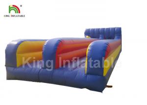 Cheap 0.55mm PVC 2 Lanes Inflatable Bungee Run Race Sport Game With Digital Printing wholesale