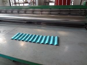 China 0.15mm-0.3mm Thin Type Galvanized Roofing Sheet Roll Forming Machine on sale