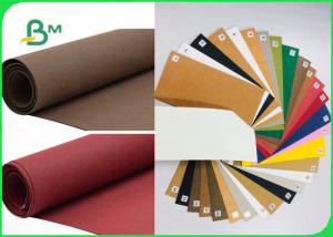 Cheap Recyclable Eco Friendly Red Washable Kraft Paper For Snack Bags 150cm * 100M wholesale