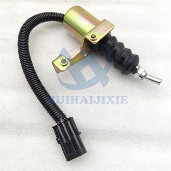 12V Fuel Shutoff Solenoid Valve SA-3742-12 3932017 For Cummins Bosch Deutz