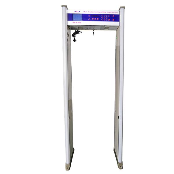8/10 Detect Zone Waterproof Walkthrough Metal Detector With 6" Large Screen LCD