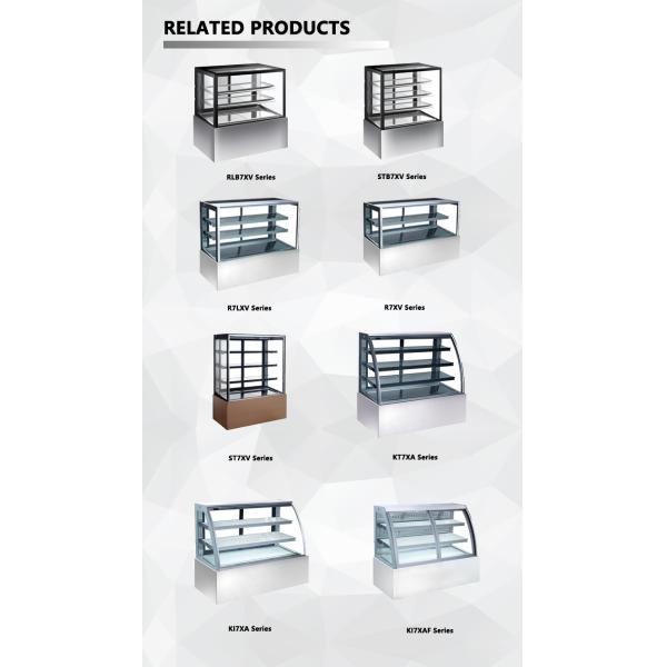 Commercial Cake Display Freezer Automatic Defrost Chiller