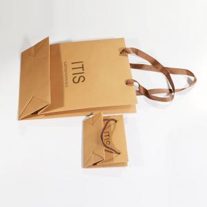 Cheap Printing Kraft Paper Recyclable Gift Bags For Bread Coffee Sundries wholesale