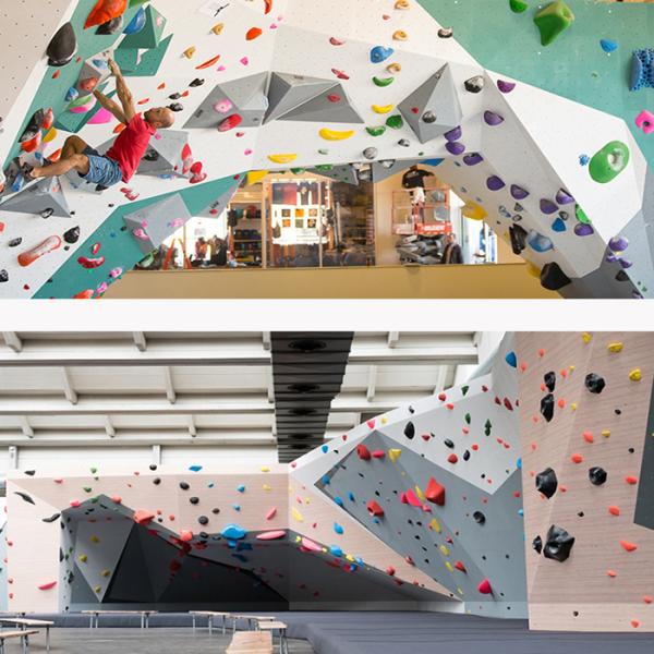 ODM Outdoor Rock Climbing Wall For Kids Sports Play Center Corrosion Resistant