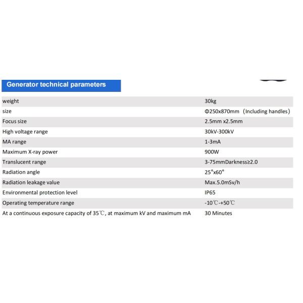 30-300kv NDT NDE X Ray Weld Inspection Equipment High resolution Imaging