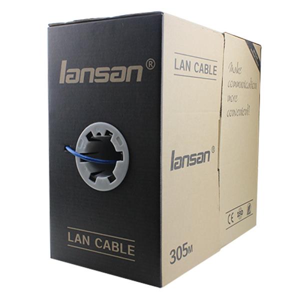 305M Lszh Networking Cat6A Lan Cable 500Mzh Solid Copper