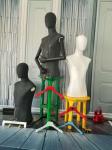 YAVIS full body stand female dolls dummy dress form mannequin torso adjustable