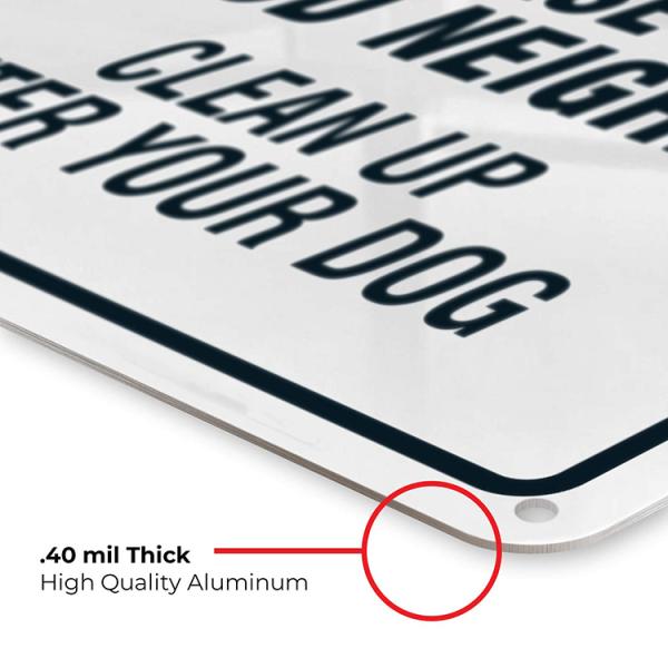 Dustproof Aluminum Custom Reflective Sign Safety Warning For Home Garden