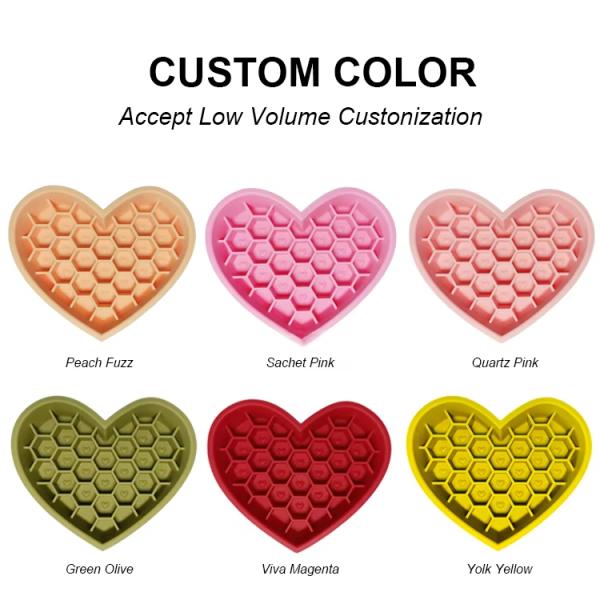 Personalized Pet Bowls Non Slip Dog Slow Food Bowl Custom Color Easy to Clean