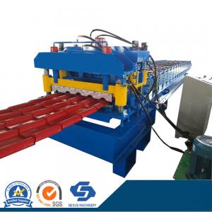 Cheap                  Single Press Mold Metal Steel Ceramic Glazed Tile Roll Forming Machine for Making Ecological Floor Roof Wall Panel Machine              wholesale