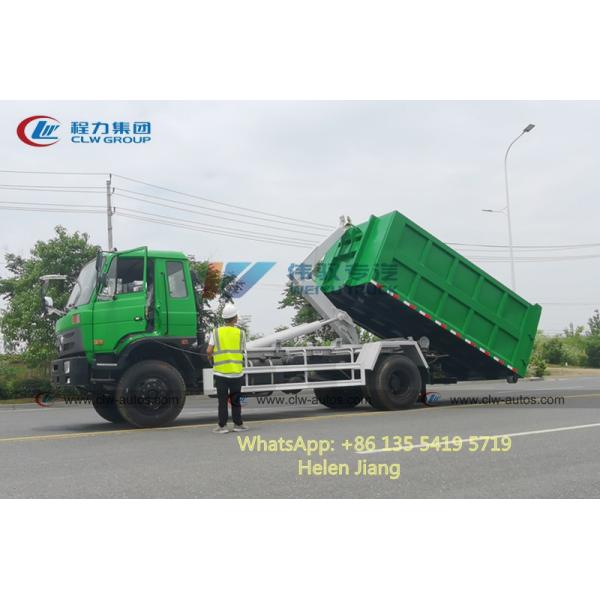 Dongfeng 4x2 8 Tons Hydraulic Roll Off Hooklift Garbage Truck