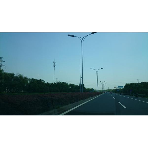 LED High Mast Lamp Pole Street Lighting Poles With Hot Dip Galvanization