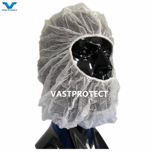 Customized Logo 18GSM Non Woven PP Ninja Balaclava Astronaut Space Cap For Protection