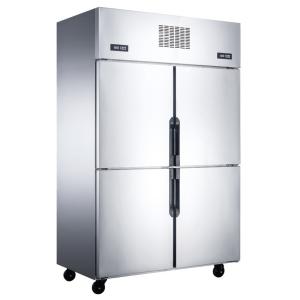 China Double Temperature 4 Door Upright Kitchen Freezer and Chiller on sale