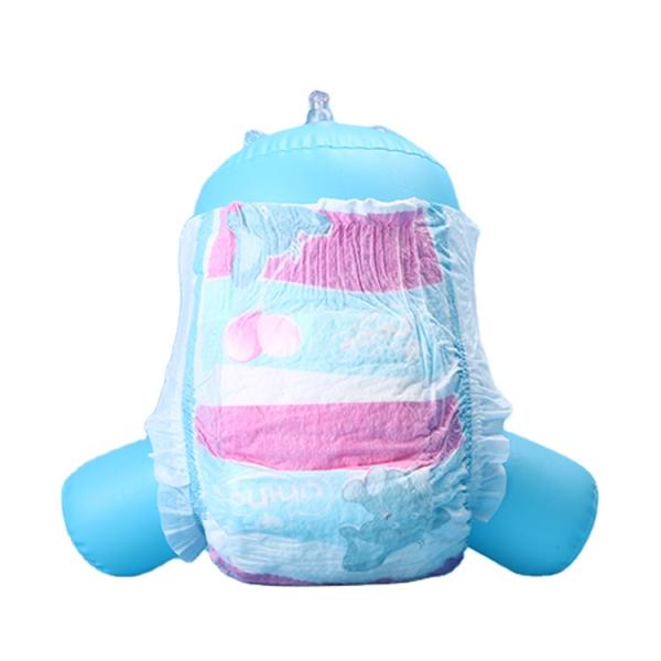 27-40 lbs Babies' All-Day Comfort Unihope Pretty Diaper Pants with 3D Leak Prevention