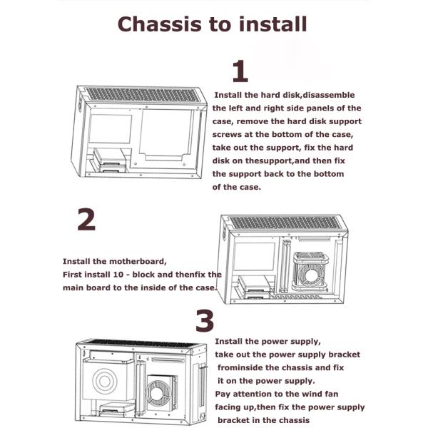 High Quality Full Mid Tower Desktop Gaming PC Computer Case Aluminum Gaming computer Game Machine Case Computer Chassis