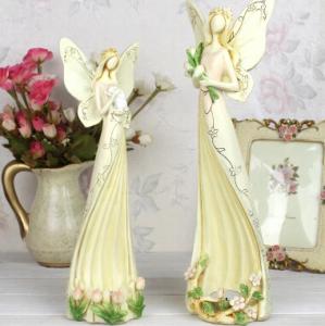Cheap Angel polyresin candle holder wedding gifts wholesale