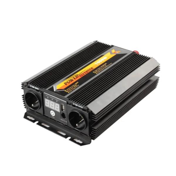 1000W 12v To 220v Power Inverter 12V To 110V Car Power Inverter With Dual AC Outlets