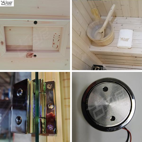 Purely Dry Solid Wood Wet Steam Sauna Room