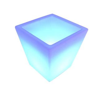 Cheap Heat Resistant Custom Rotational Molding LED Flower Pot PE Planters wholesale