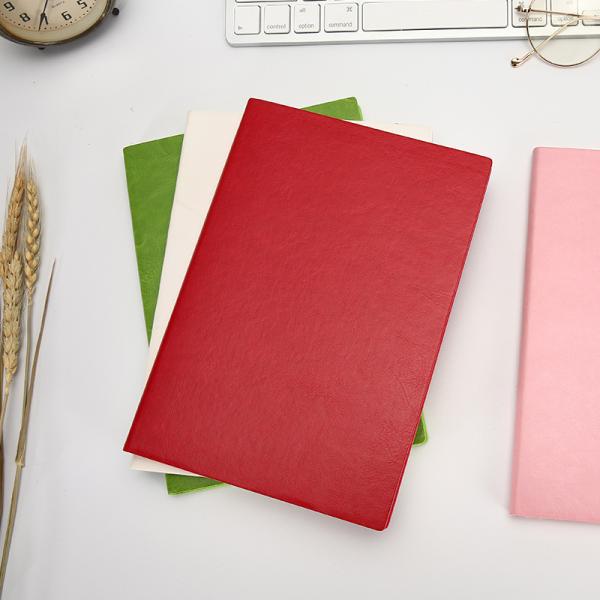 Custom Printed Business Leather Cover A5 Hardcover Journal Notebook with Calculator