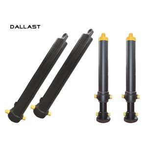High Pressure Dump Trailer Hydraulic Cylinder Custom Telescoping Welded Hollow
