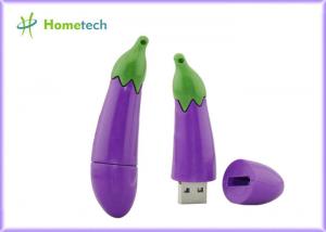 China Purple Eggplant USB Thumb Drive 16G For Study / Personal Daily Use on sale