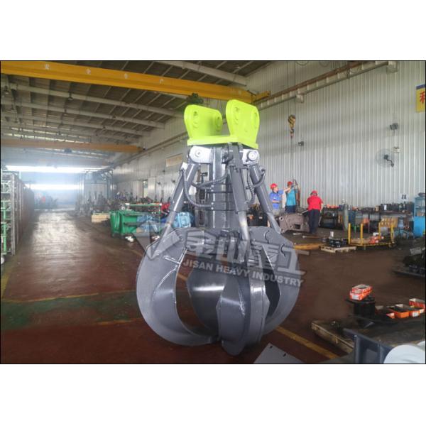 Durable Hydraulic Orange Peel Grab Robust Structure Fit SANY Excavator SY200 SY220
