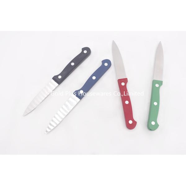 0.8mm Kitchen food cutting tools stainless steel full tang blade custom chef slice bread tool fruit knife