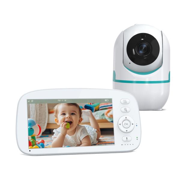 HD Baby Monitor with 720p HD and 5000mAh Rechargeable Battery