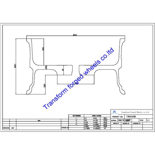 TD221201 22 inch deep dish forged monoblock wheels blanks or forging off-road wheels raw blanks and H single style wheel