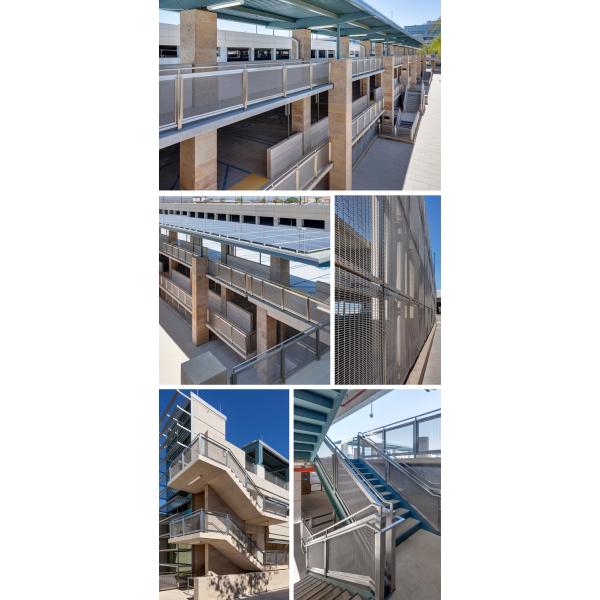 Ss 201 Woven Wire Drapery Decorative Flexible Metal Cable Rod For Office Buildings