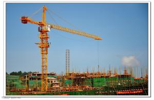 Cheap Self Erecting Construction Tower Crane With Steel Structure 4.25 - 80 m/min Hoisting Speed wholesale