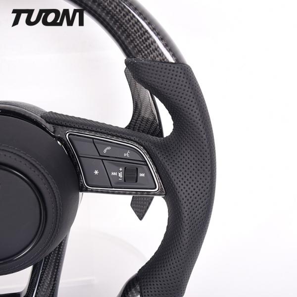 S7 Rs6 Alcantara Audi Carbon Fiber Steering Wheel 2022 New Style Leather