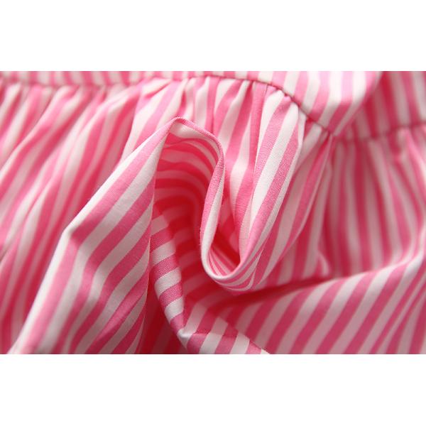 80cm Polyester Summer Children'S Clothing Pink Dress Suit For Baby