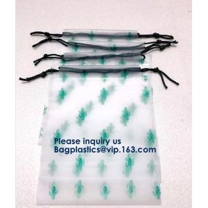 Non-Toxic Odorless Clear Transparent PVC Slider Zipper Bag With Custom Logo