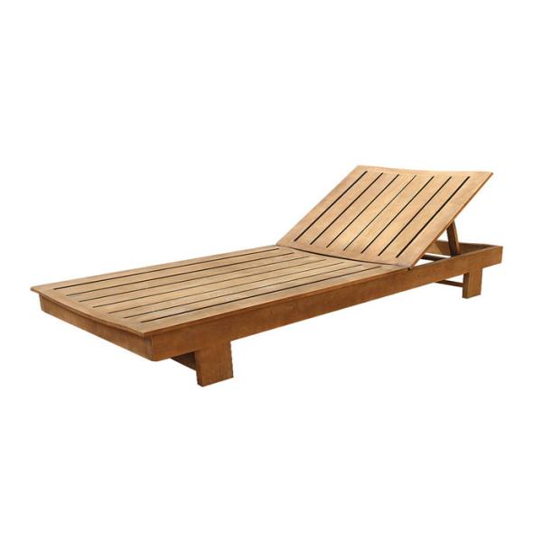 Quality Fashion Recreational Wooden Beach Bed Waterproof Outdoor Customized Logo for sale