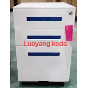 Steel 3 Drawer Storage Office Mobile Pedestal For A4 File