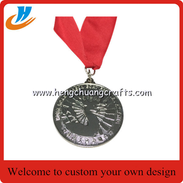 Gold silver copper metal medals,award sports medals with ribbon