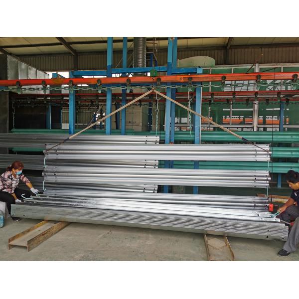 Crowd Control Barrier Fence 4x4 Galvanized Square Metal Fence Post for Roadway Safety