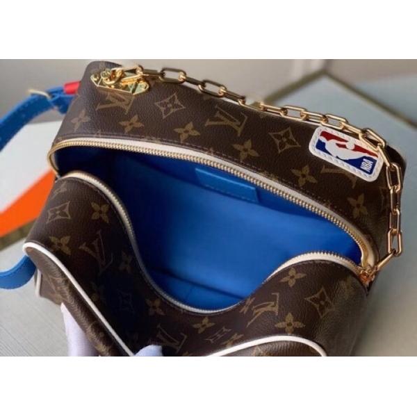 Monogram Printing Leather Chain Casual Handbags Shoulder Bags With Zipper Opening