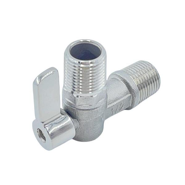 Sold 304/316 Stainless Steel Angle Valve with Stainless Steel Handle