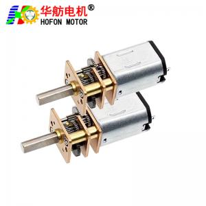 China Hofon 3 5 6 volt double shaft vacuum brushed reductor motor 3v 5v 6v dc micro gear motor with gearbox on sale