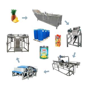 Multifunctional Pineapple Juice Processing Line Machine For Pineapple Processing