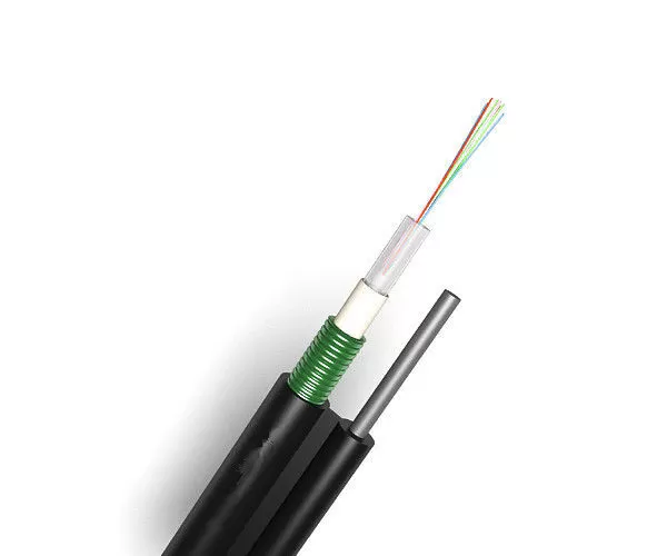 Loose Tube Stranding Figure 8 Self Support Outdoor GYTC8S Fiber Optic Cable With Solid 1.0mm Steel Wire