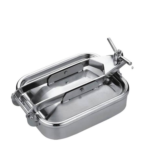 Industrial Stainless Steel Manhole Cover Pressure Circular Tank Manway SS316L