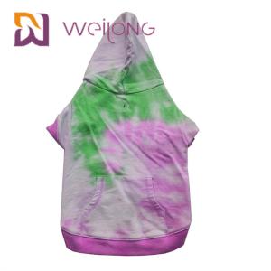 Cotton French Terry Tie - Dye Pet Hoodie House Dog Hoodies